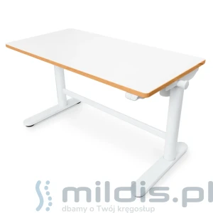 Biurko regulowane elektrycznie dla dziecka XD Białe - Spacetronik