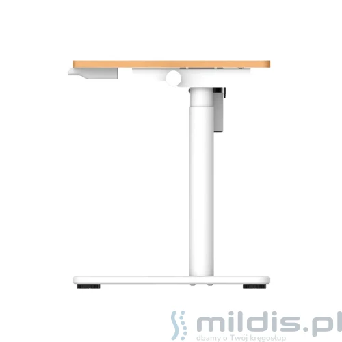 biurko spacetronik białe 100x50 cm bok