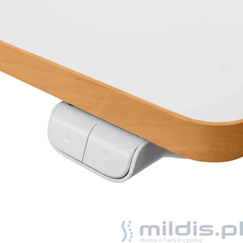 biurko spacetronik białe 100x50 cm regulacja