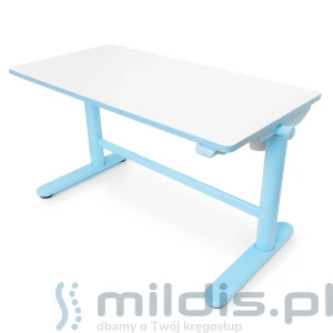 Biurko regulowane elektrycznie dla dziecka XD Niebieskie - Spacetronik