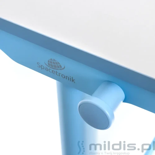 biurko spacetronik niebieskie uchwyt