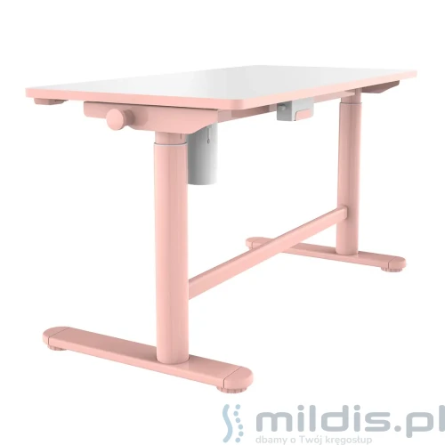 biurko spacetronik różowe 100x50 cm bok