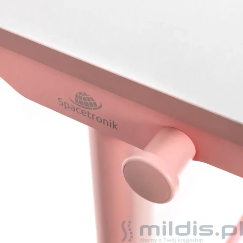 biurko spacetronik różowe uchwyt