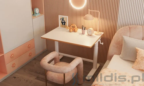 biurko regulowane dla dziecka do małego pokoju