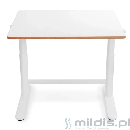 biurko spacetronik białe 80x60 cm podniesione
