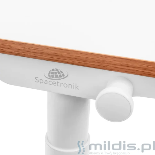 biurko spacetronik białe uchwyt na plecak