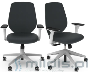 Białe krzesło do biurka Start