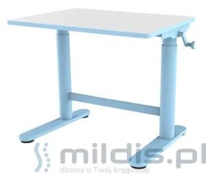 Małe biurko regulowane dla dziecka Niebieskie - Spacetronik