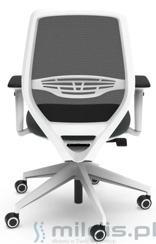 start net bgroup białe krzesło biurowe