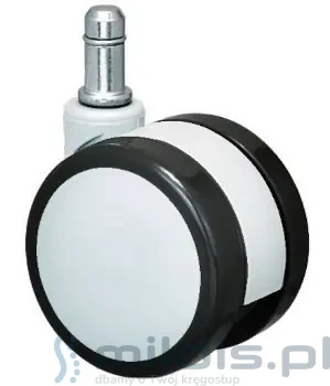 kółko gumowane 60 mm jasne