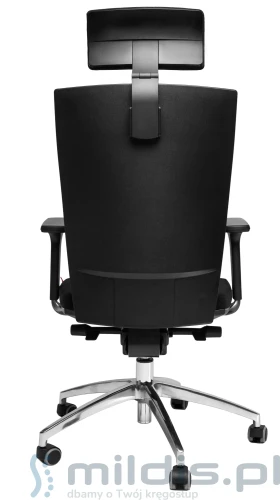 fotel kulik system elegance czarny tył