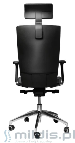 fotel kulik system elegance szary tył