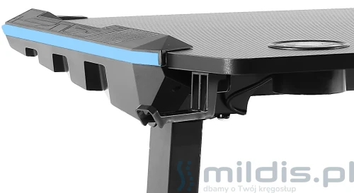 unique v-game biurko gamingowe z regulacją wysokości