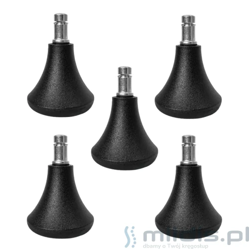 stopki do krzesła zamiast kółek czarne