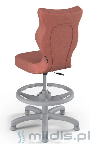 krzesło z podnóżkiem entelo petit grey mt-08 tył