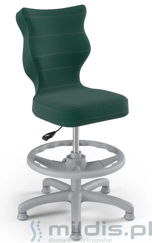 krzesło z podnóżkiem entelo petit grey vt-05