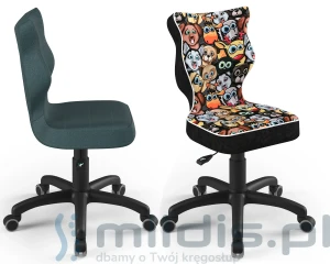 Krzesło dla dziecka 133-159 cm Petit Black 4 - Entelo