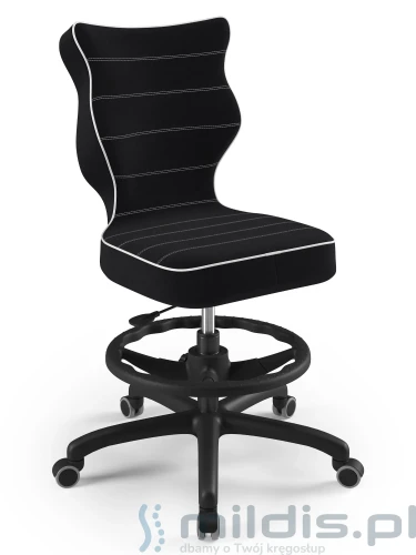 krzesło wysokie Entelo Petit black 5-6 js01