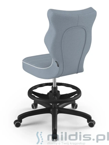 krzesło wysokie Entelo Petit black 5-6 js06 tył