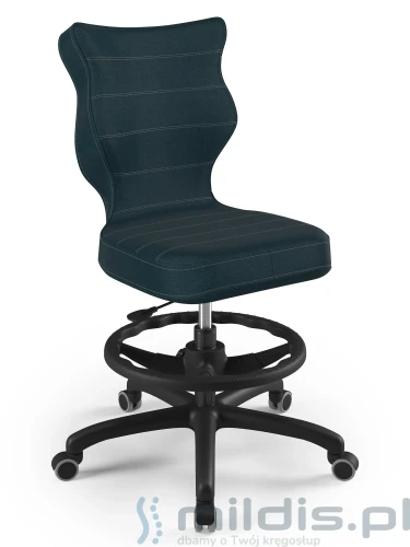 krzesło wysokie Entelo Petit black-5-6 mt24