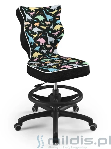 krzesło wysokie Entelo Petit black-5-6 st30