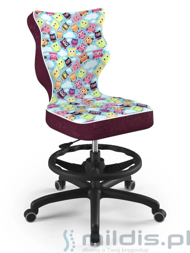 krzesło wysokie Entelo Petit black-5-6 st32