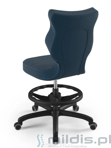 krzesło wysokie Entelo Petit black 5-6 vt24 tył