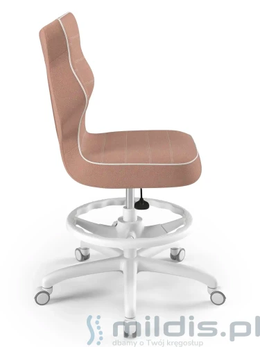 krzesło wysokie Entelo Petit white 5-6 js08 bok