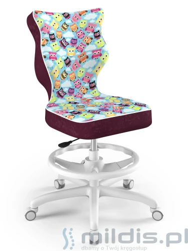 krzesło wysokie Entelo Petit white 5-6 st32