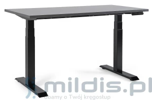 Unique Fighter 140x70 cm antracyt - biurko regulowane