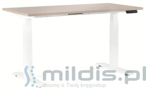 Unique Fighter 160x70 cm beżowy - biurko regulowane