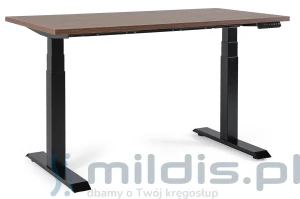 Unique Fighter 160x70 cm orzech - biurko regulowane