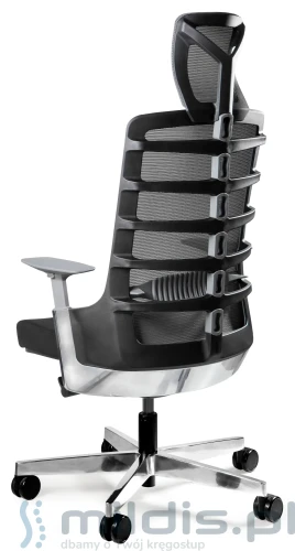 fotel spinelly unique czarne oparcie