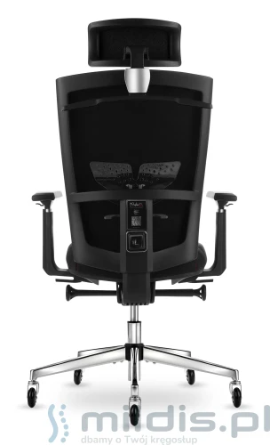 fotel Kulik System Space czarny tył