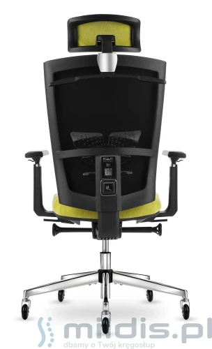 fotel Kulik System Space zielony tył