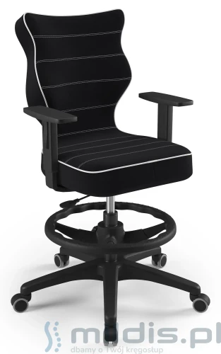krzesło wysokie entelo duo black js01