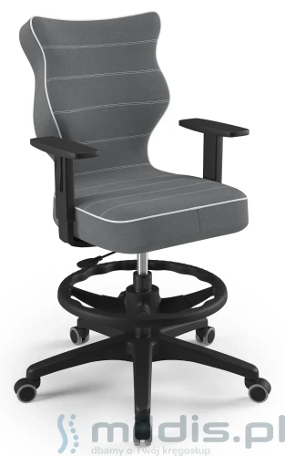 krzesło wysokie entelo duo black js33