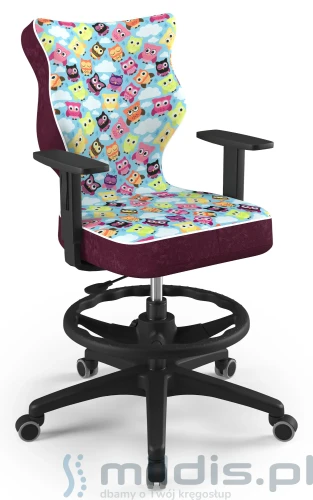 krzesło wysokie entelo duo black st32