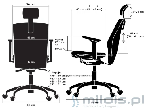 Kulik System Elegance wymiary