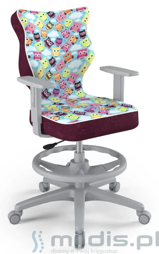 krzesło wysokie Entelo Duo grey st32