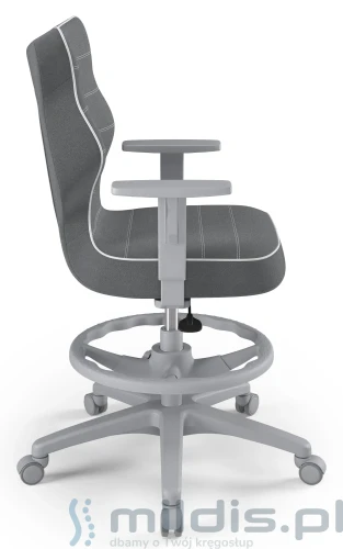 krzesło wysokie Entelo Duo grey js33 bok