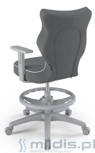 krzesło wysokie Entelo Duo grey js33 tył