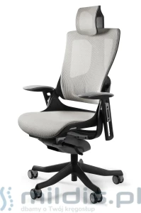 Fotel Wau 2 siatkowy - czarny korpus 6 kolorów