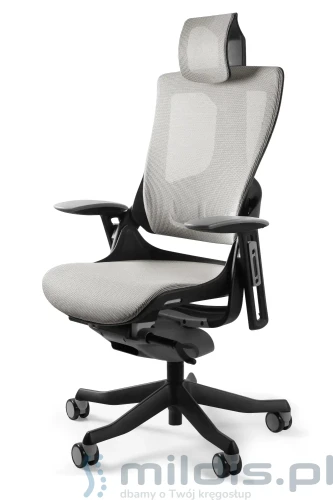 Fotel Wau 2 siatkowy - czarny korpus 6 kolorów