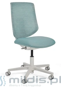 Krzesło obrotowe Lapis - szary stelaż - Unique