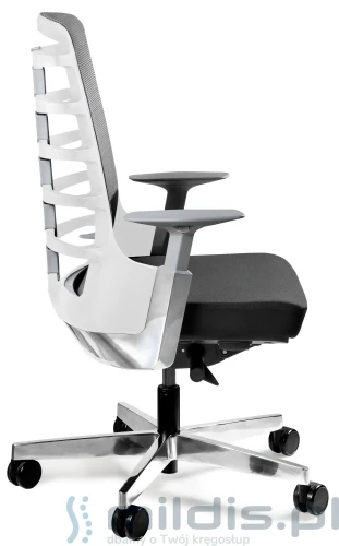 Unique Spinelly M - fotel z białym oparciem