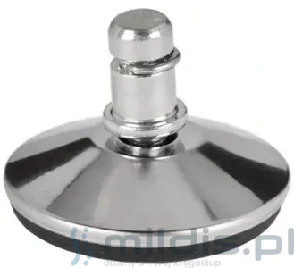 stopka chromowana do fotela biurowego