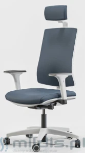 Biały fotel Skill - BGroup