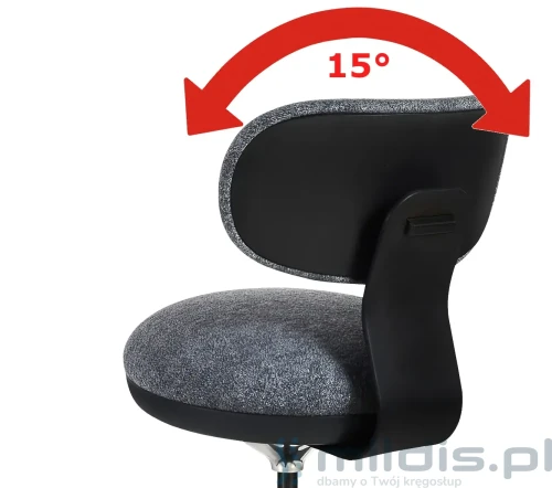 krzesło wysokie z elastycznym oparciem