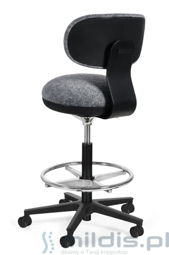 krzesło z wysokim siedziskiem Turini